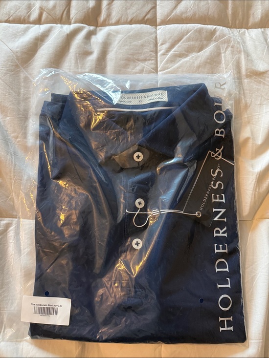 Holderness & Bourne Other - Holderness & Bourne Men’s Navy Polo Shirt